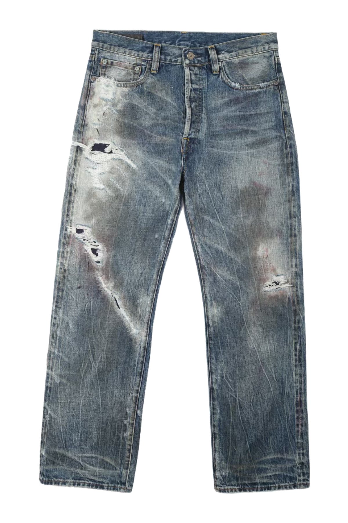 Blue / faded out — front view